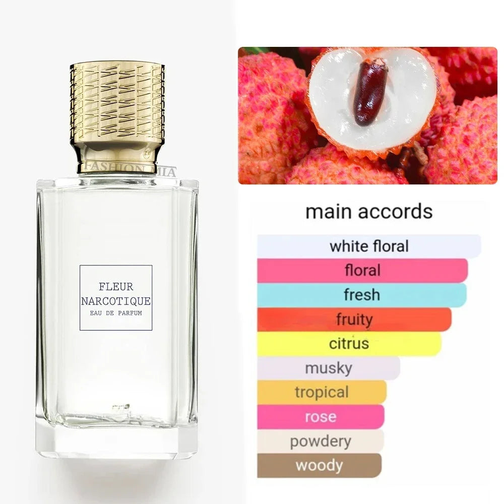 100ml Luxury Brand Floral Ecstasy Perfume Women Men's Sprays Long Lasting Woody Floral Pheromone Cologne Fragrance