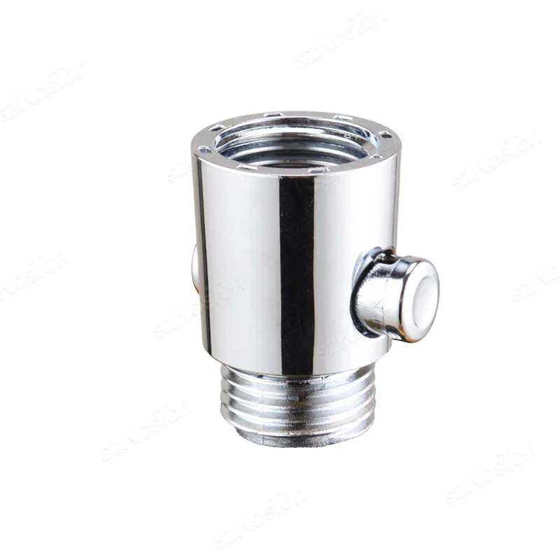 ABS Shower Head Arm Diverter Valves Bidet Sprayer Head Water Shut Off Angle Valve Flow Regulator Stop Switch Bathroom Accessory