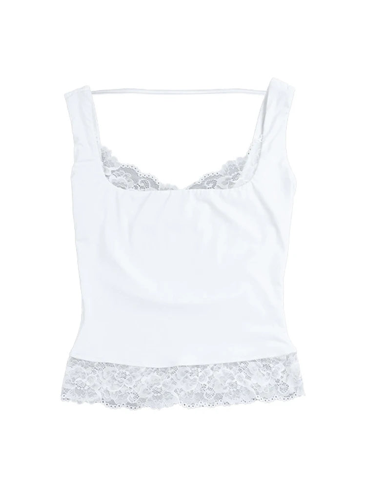 Elegant Satin Lace Patchwork Top Women Casual O-neck Loose Long Sleeves Strappy Female Shirt 2026 Spring Lady Fashion T-shirt