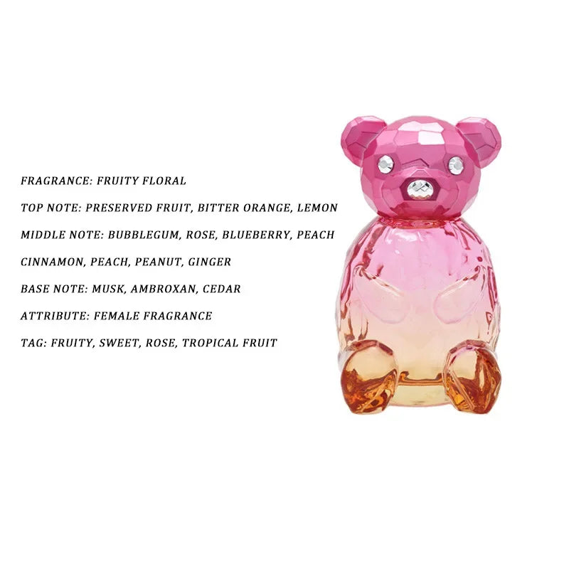Bear Design Women's Perfume Eau De Parfum Spray Perfume Lasting Fresh Light Fragrance Charm Pheromone For Girls Gifts New