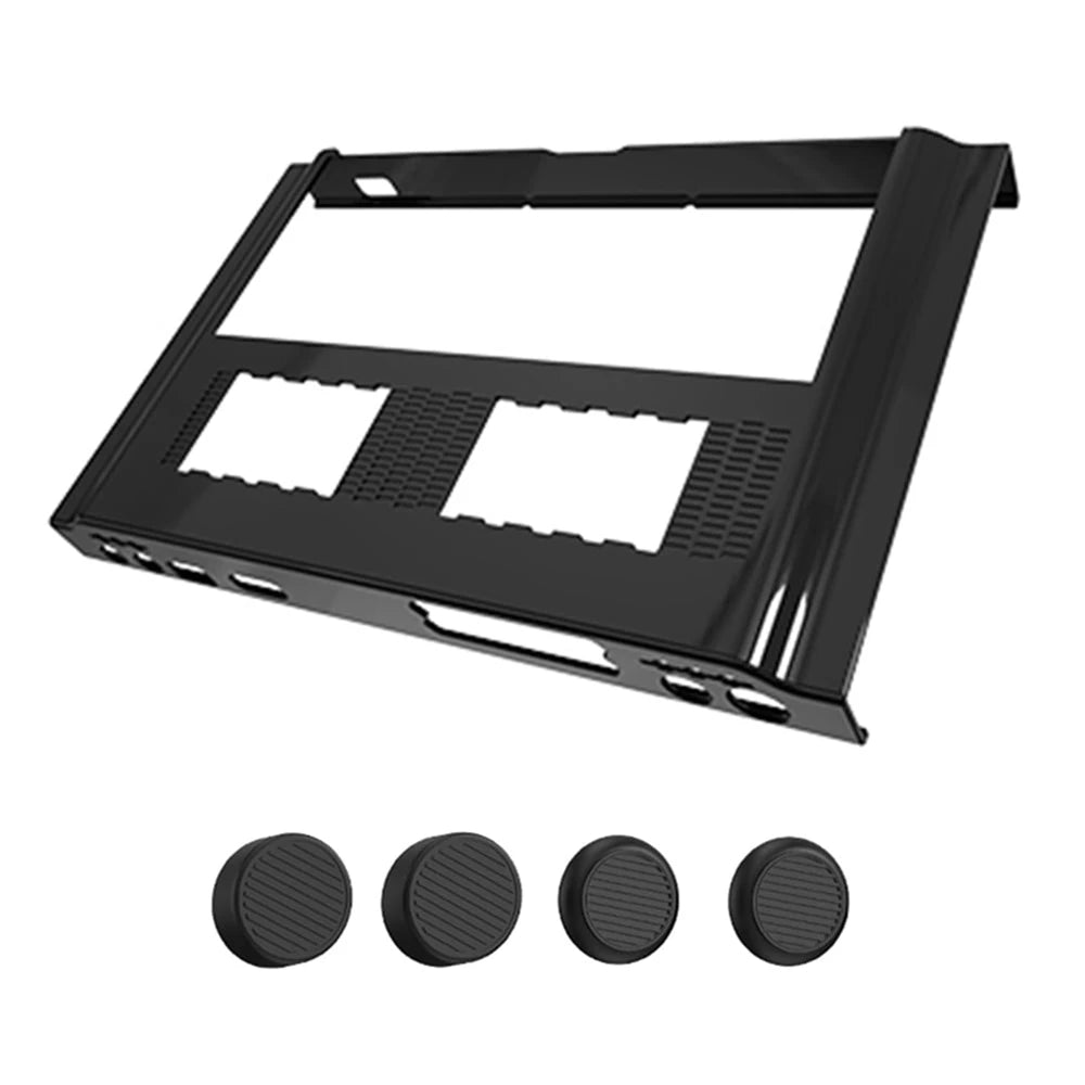 Silicone Protective Case for Lenovo Legion Go Games Console Protector Cover with 4 Thumb Grip Caps for Legion Go Accessories