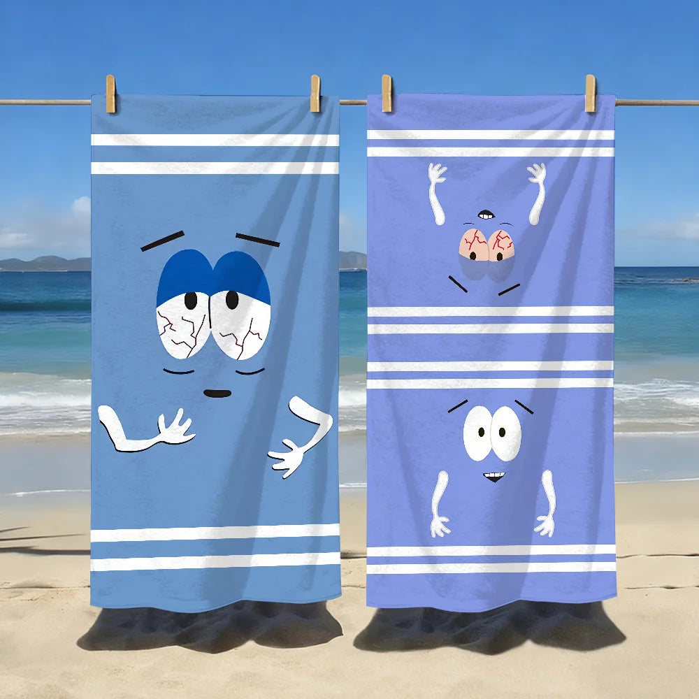 Cartoon T-Towelie-S Cute Towel Quick Dry Soft Yoga Swimming Fitness Mountain Climbing Large Beach Towels