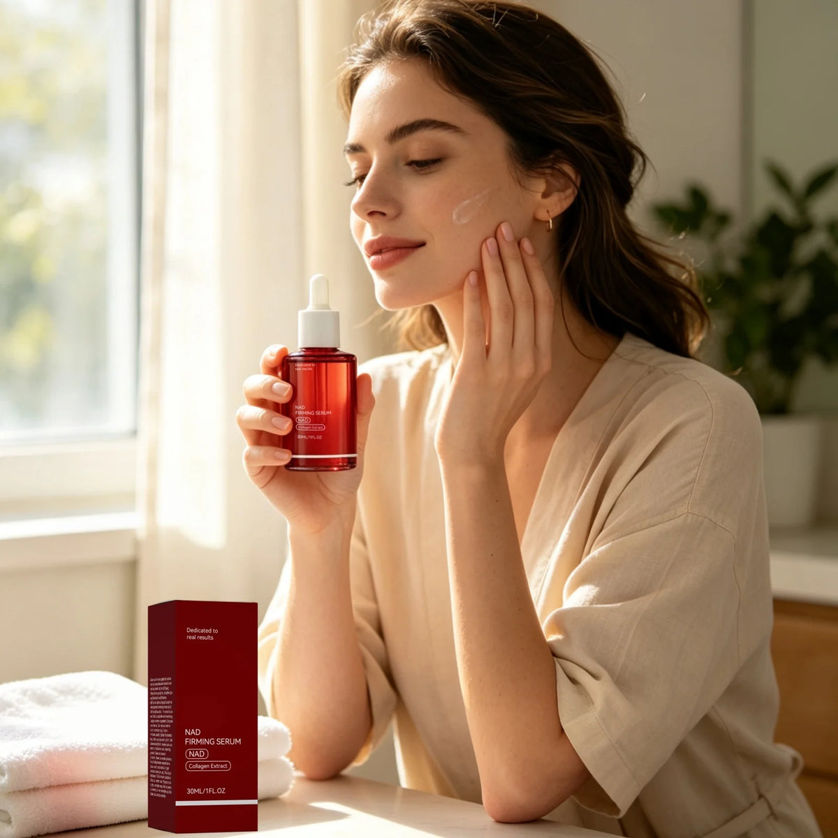 Moisturizing Firming Serum with Collagen Anti Fine Line Reduce Wrinkles Nourishing Skin Lightweight Boost Skin Elasticity Serum