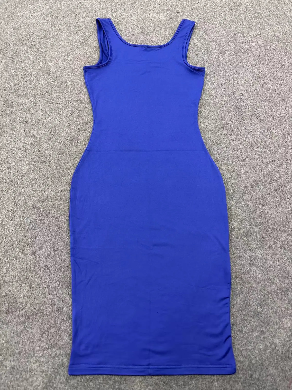 AliExpress Summer Sexy Tank Top Dress European and American Plus Size Women's Sleeveless Midi Dress