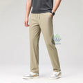 Summer High Stretch Pants Man Thin Elastic Waist Korean Grey Sweatpants Jogging Casual Sports Trousers Male Fashion Luxury Brand