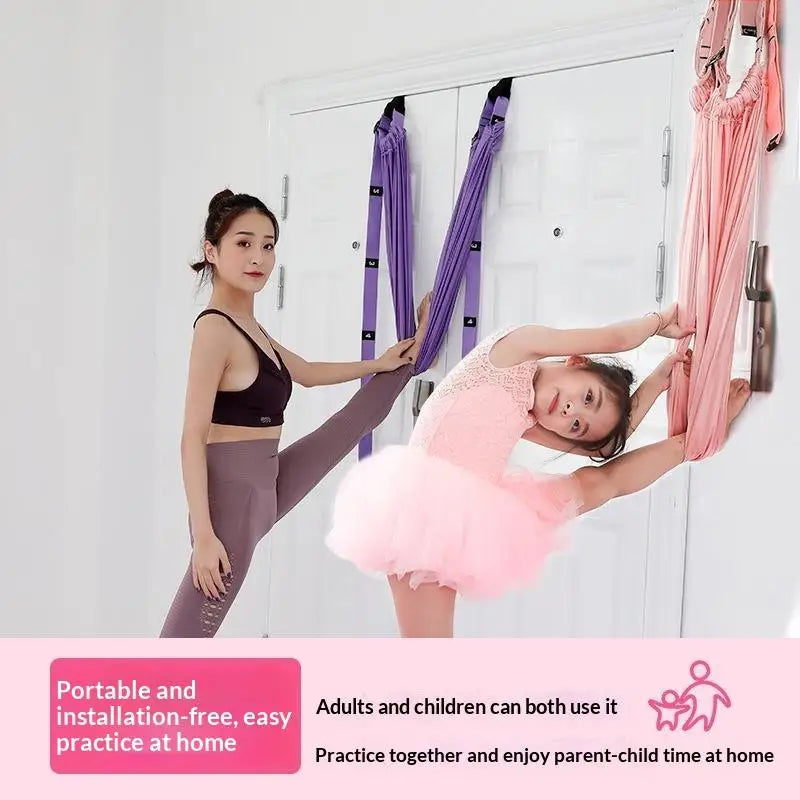 Yoga Inversion Sling Door Strap Backbend Stretch Harness Polyester Fitness Support for Home Training Flexibility Exercise