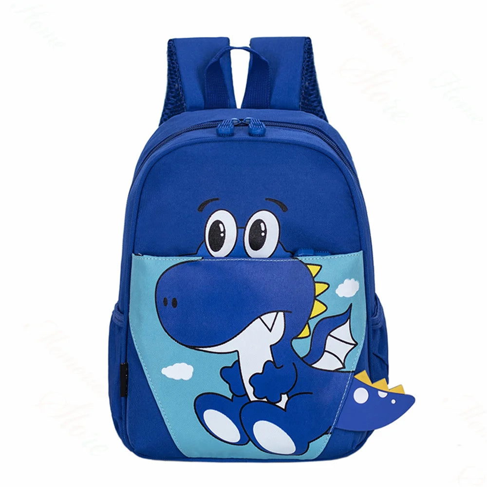 2023 New Kindergarten Backpack Personalized Name Children's Cartoon Dinosaur Cute Backpack Customized Children's Day Gift Bags