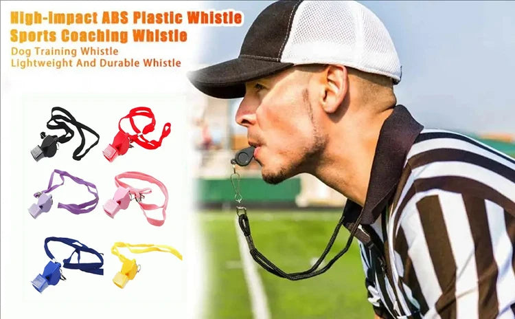 Sports Referee Whistle With Detachable Lanyard For Basketball Football Coaching Training Outdoor Survival And Signal Accessory