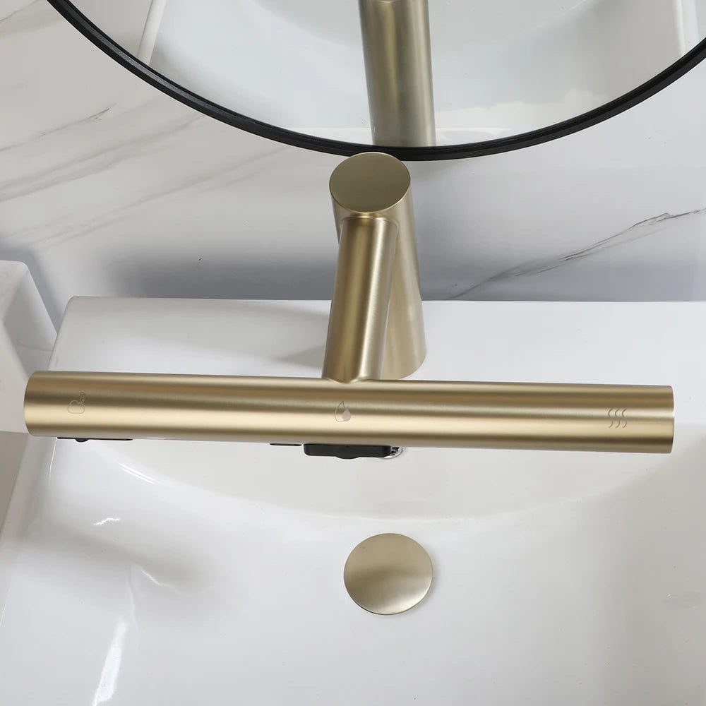 KEMAIDI Bathroom Faucets 3 in 1 Design Automatic Soap Dispenser Powerful Hand Washing Bathroom Hands Dryer Drying Machine Air