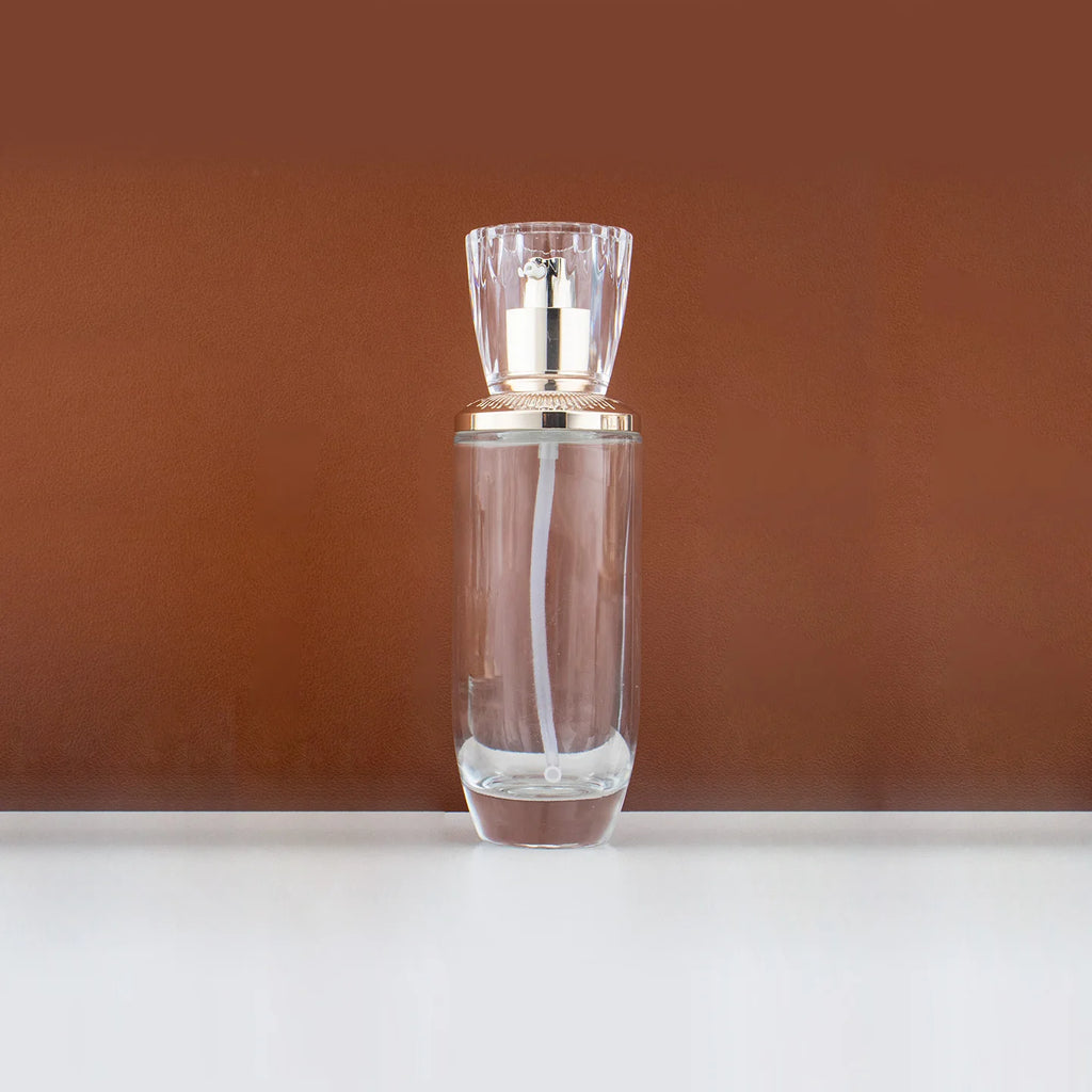 Empty Glass Cosmetic Bottle 30/50g Cream Jar 30ml Dropper Bottle Essential Oil Bottle 40/100ml Lotion Bottle Refillable