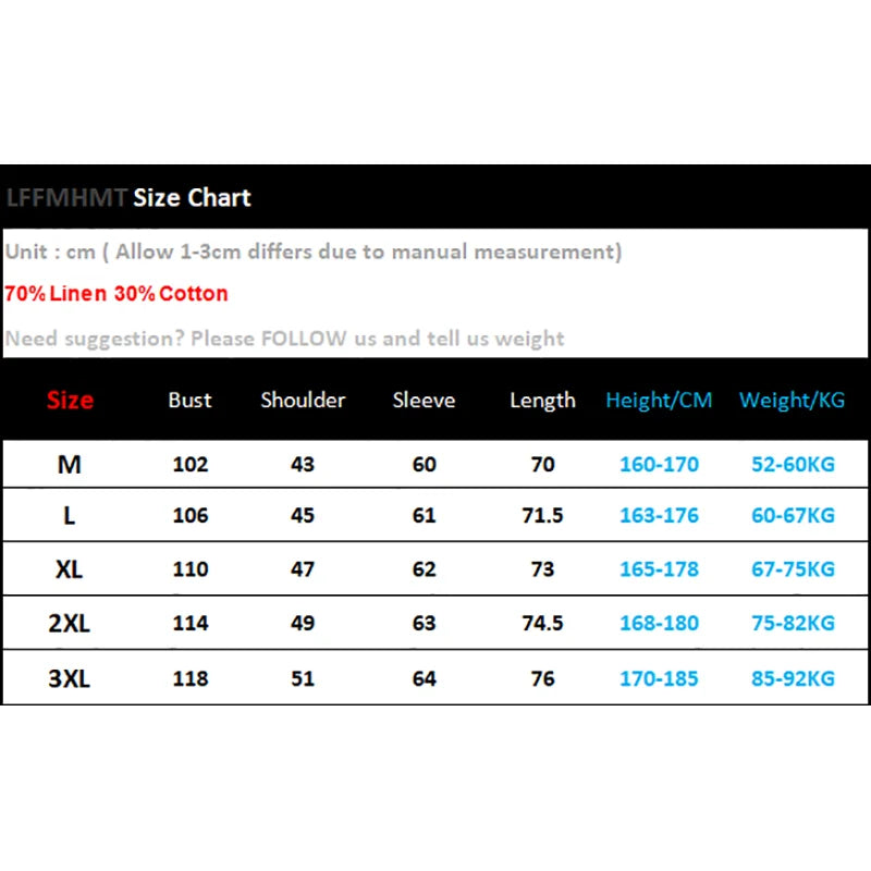 2402 Cotton Linen Solid Color Simple Basic Tops Men's Spring Fall Fashion Japan Style Harajuku Healthy Comfortable Casual Shirts