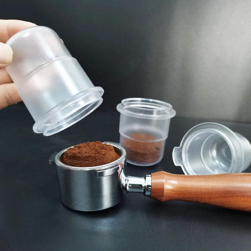 51/58mm Coffee Dosing Cup for 51/58mm Espresso Portafilters Concentrated Extraction 120ml Coffee Powder Cup/Feeder