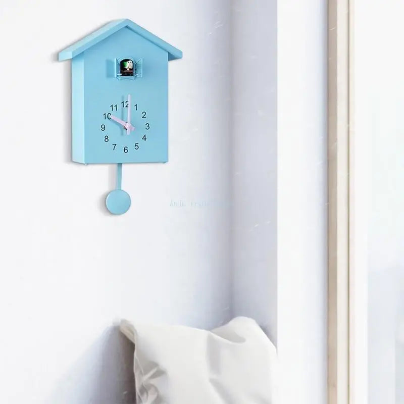 2025 New Modern Plastic Bird Cuckoo Design Wall Hanging Clock Wall Art Home Decoraton Modern Brief Decoration