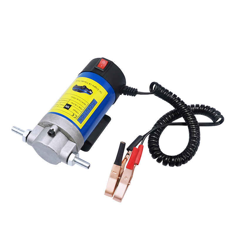 Oil Diesel Extractor Pump 12V-24V Electric Scavenge Suction Transfer Change Pump with Tubes 100W 4L for Car Boat Motorcycle