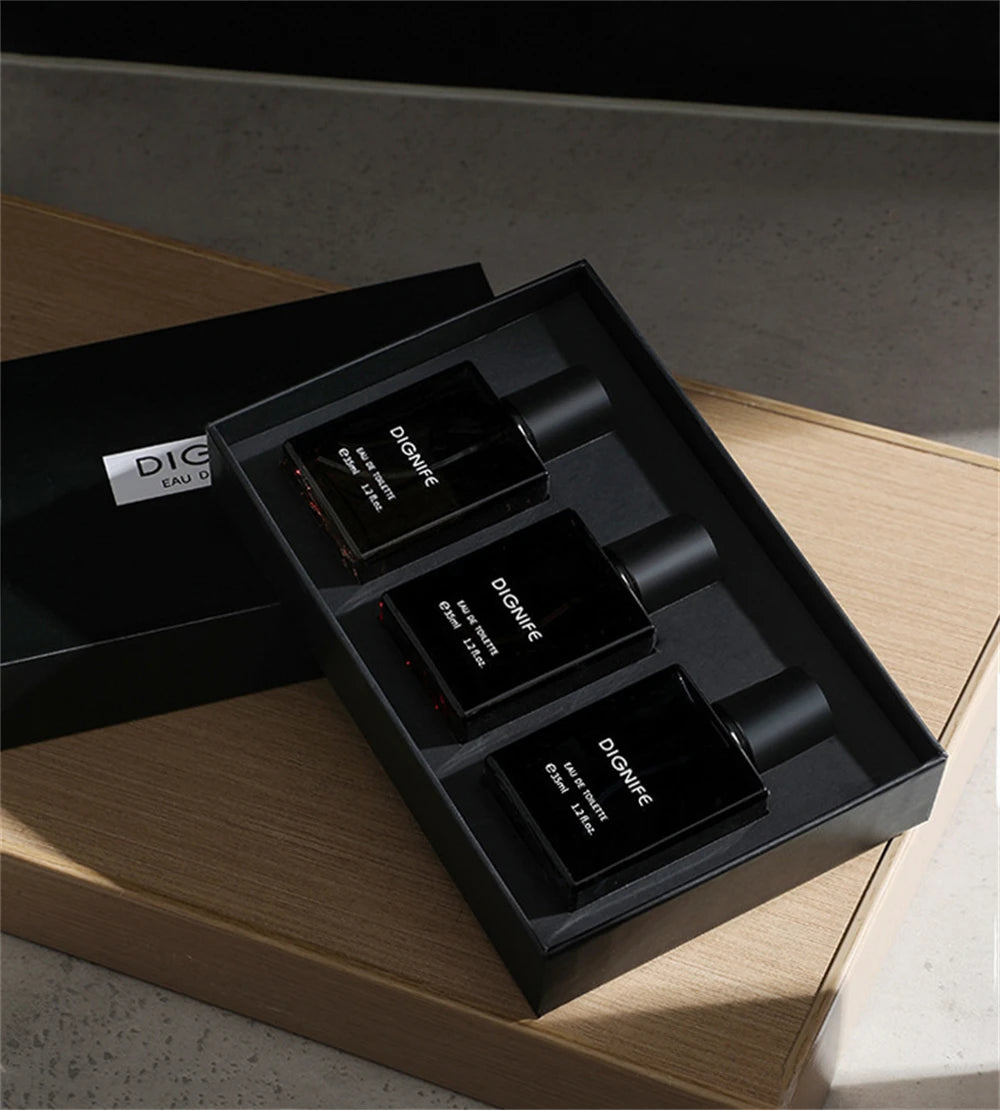 Brand Original Perfume Men Cologne 105ml Pheromone Parfums Homme Fresh Natural Man Fragrance Perfumes Hombre Gift Box 3Pcs Set