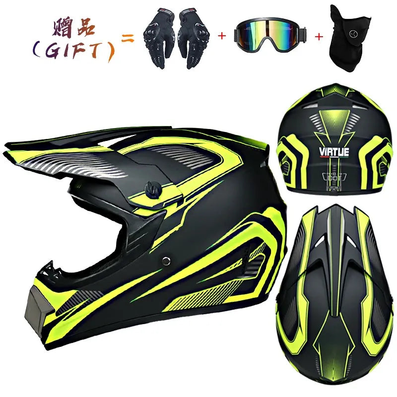 Send 3 pieces  motorcycle helmet children off-road helmet bike downhill AM DH cross helmet capacete motocross casco capacitance