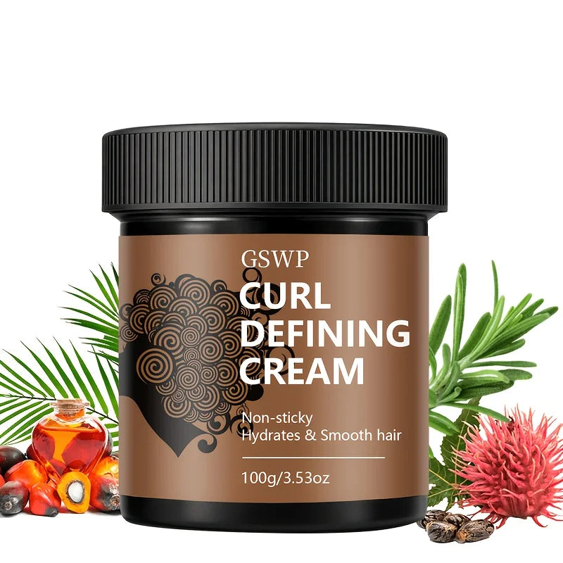 GSWP Curl Cream, Containing Castor Oil. Creates Perfect Curls With Added Bounce. Twists and Afro Styles. 100g/200g