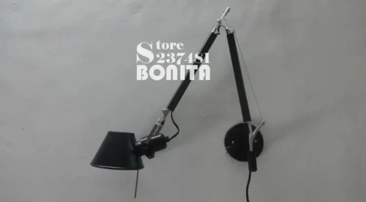 Modern Simple Modern Foldable Wall Lights Long Swing Arm Adjustable Aluminum Sconces Lamps Telescopic Wall Lights For Bedroom