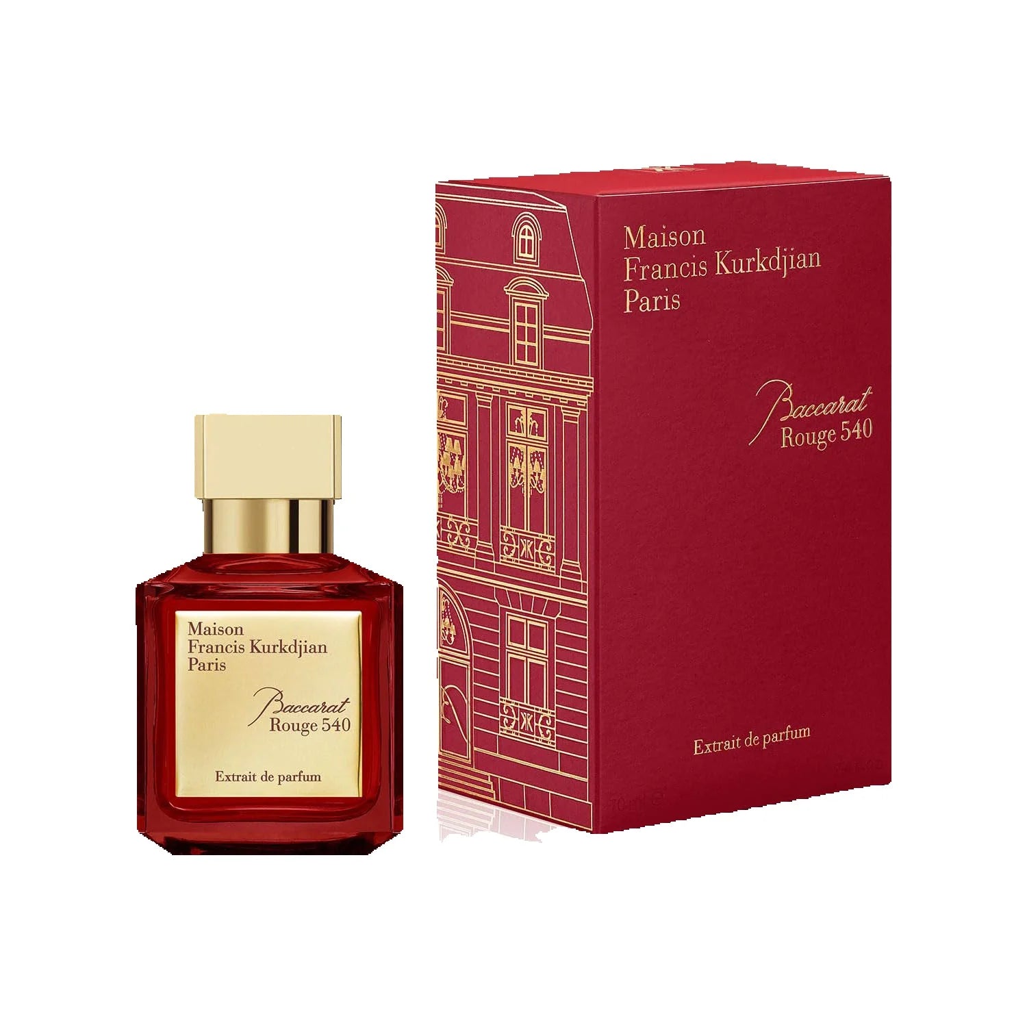 Maison Francis Kurkdjian Baccarat Rouge 540 Extrait De Parfum Spray for Unisex – Iconic Oriental Floral & Woody Scent, Bitter Almond, Saffron, Jasmine & Cedarwood, Potent Long-Lasting Sillage, Perfect Anniversary & Bridal G