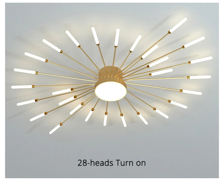 Nordic Minimalist Round LED Ceiling Chandelier Lamps Living Gold Pendant Light Bedroom LED Hanging Lamps Kitchen Home Decoration