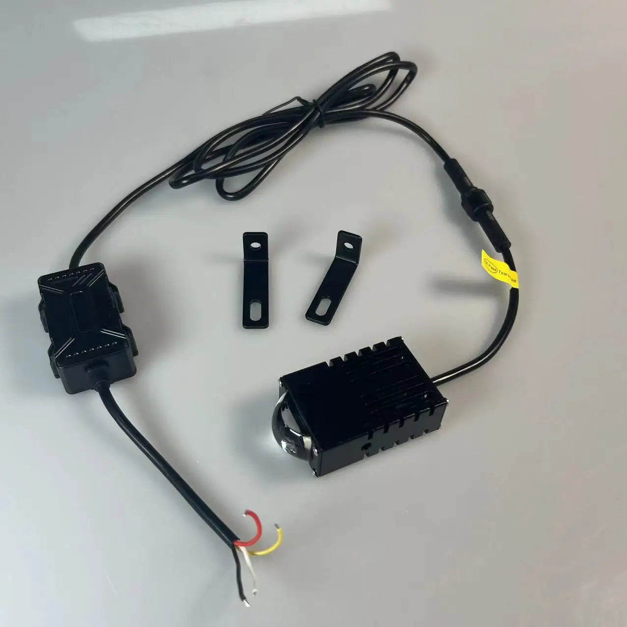 Dual Color LED Grille Light Car Motorcycle Waterproof Modified Auxiliary Spotlight Headlight