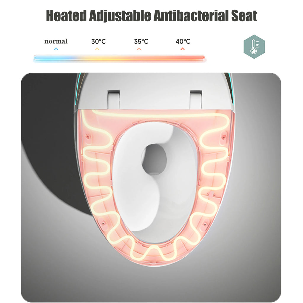 High-end Top Sale WC Intelligent Water Closet Floor Mounted Ceramic Automatic Luxury Toilet Bidet Smart Toilet Bowl Elongated