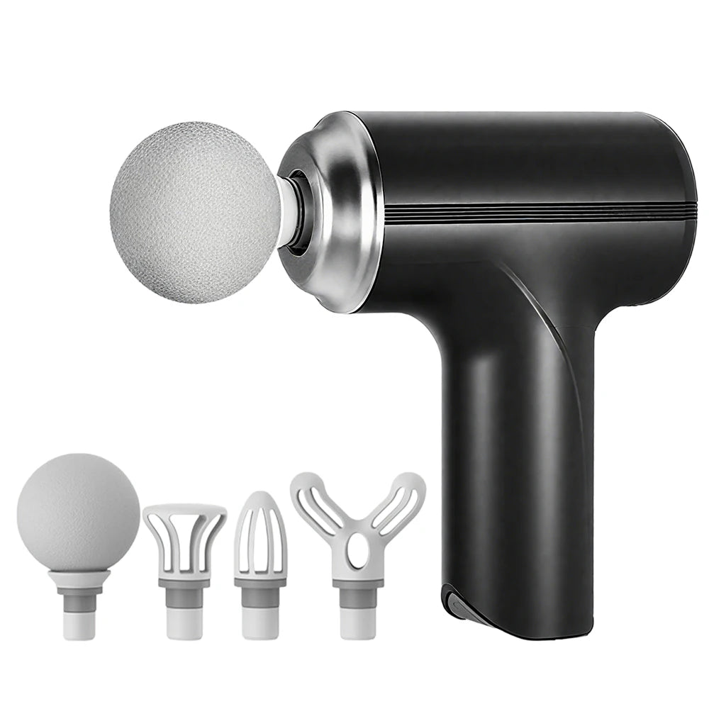 USB Portable Electric Massage Gun Mini Fascia Gun High Frequency Vibration Body Massage Gun Muscle Relaxation Fascia masajeador