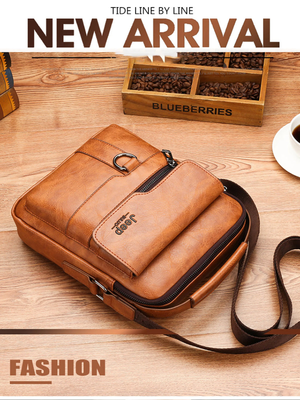 Men's Shoulder Bag, Business Commuting Men's Bag, Crossbody Bag, Soft Leather Hanging Bag, Large Capacity Small Backpack