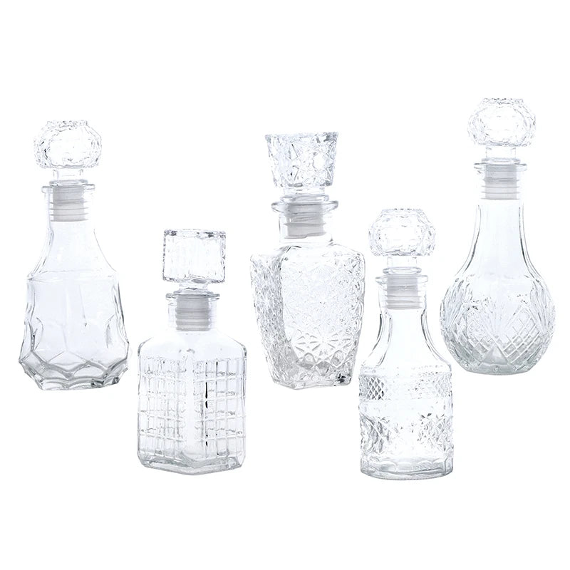 1Pc 100/150ml Transparent Glass Cup Whiskey Decanter Party Barware Whiskey Glass Bottle For Liquor  Bourbon Barware
