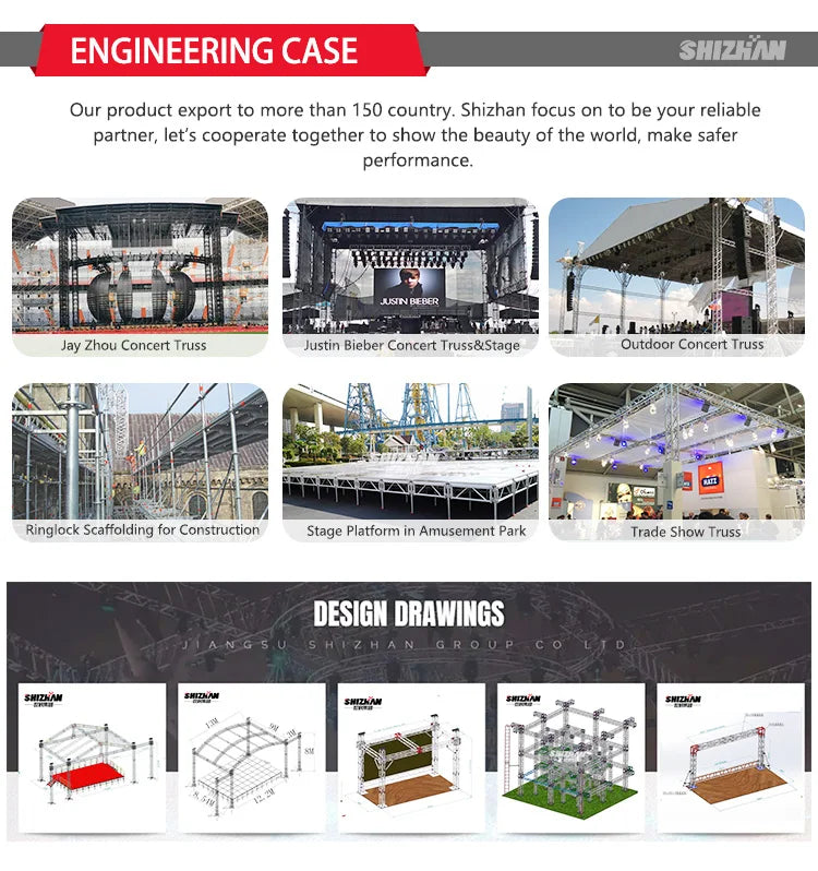 【High Quality】Truss System Professional Design Aluminum Light Truss For Sales