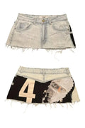 Y2K Fashion New Oversized Pocket Tooling Camouflage Loose Denim Shorts Unisex Gothic Punk Hip Hop Fashion Casual Joker Couple