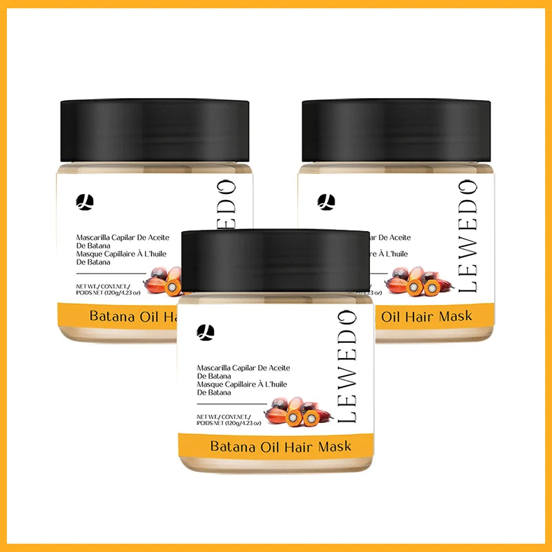 Batana Hair Mask Batana Conditioner Oil 100% Natural Hair Care Oil Prevent Hair Loss Nourishes Dry Hair Ends Improves Smoothness