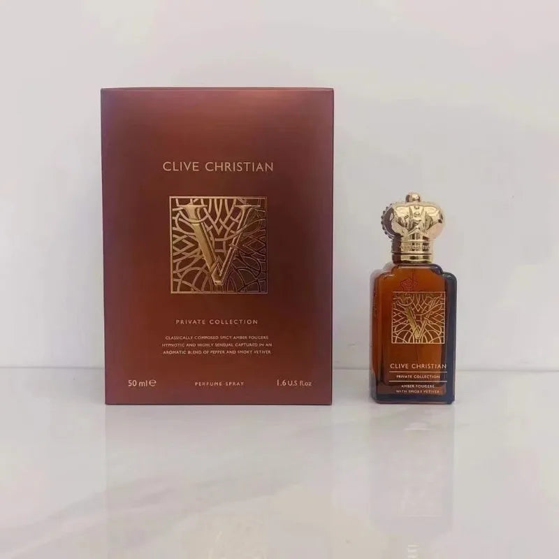 Clive Christian Woody Fresh Unisex Perfume 50ml – Long Lasting Elegant Fragrance with Peach Jasmine Rose Sandalwood Amber Musk
