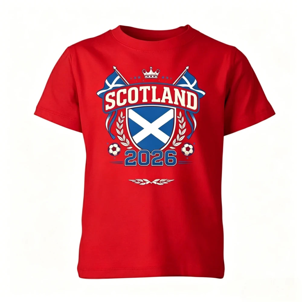 Scotland Supporter T-Shirt 2026 Soccer Part Supplies Clothing Football Fans Gift Shirt Scotland Patriot Men Women Unisex Tshirt