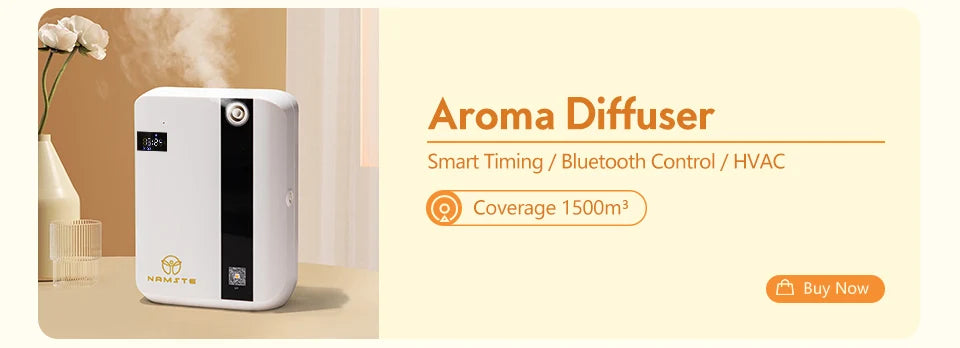 Namste 100m³ Battery Aroma Diffuser Room Fragrance Air Freshener Home AIR Flavoring for Small Spaces Such Toilets And Elevators