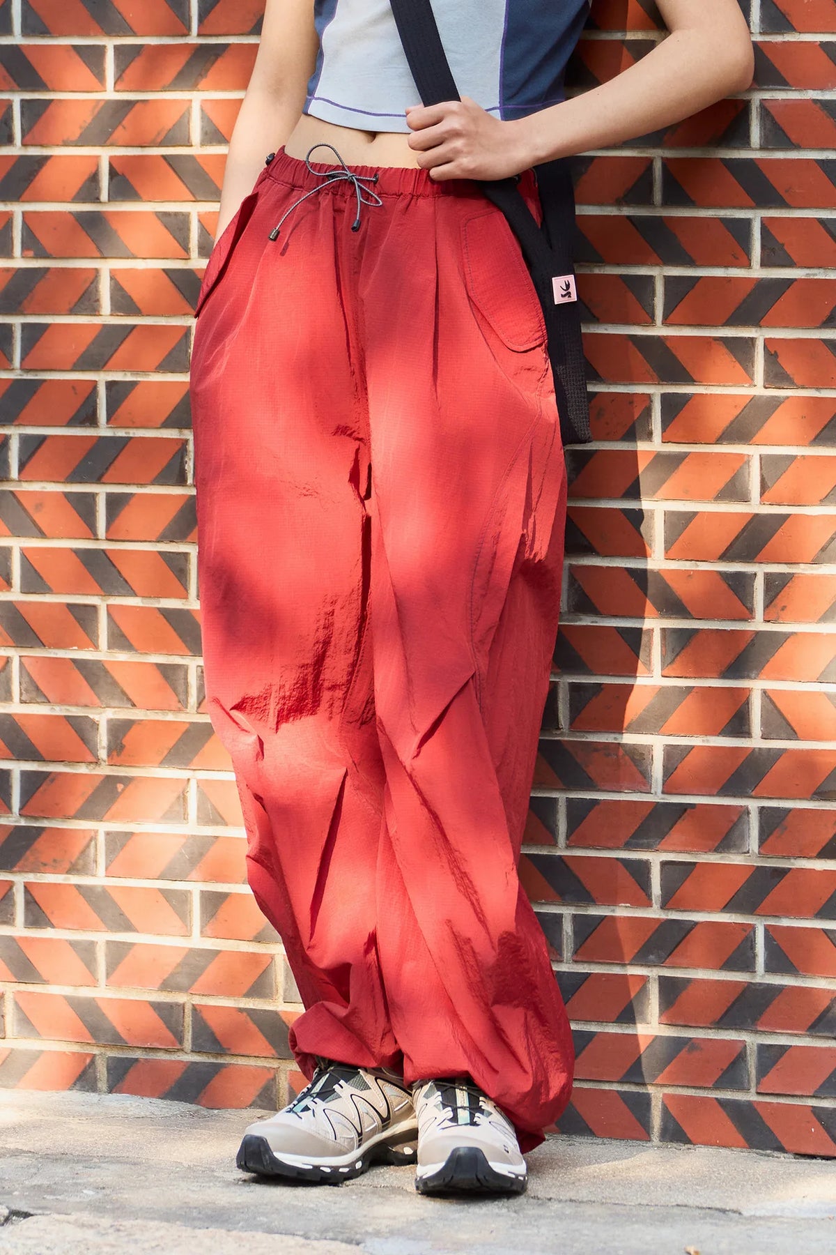 Men Women Outdoor Lightweight Quick Dry Loose Casual Sport Wide Leg Cargo Pant Couple Streetwear Hiking Track Techwear Trousers