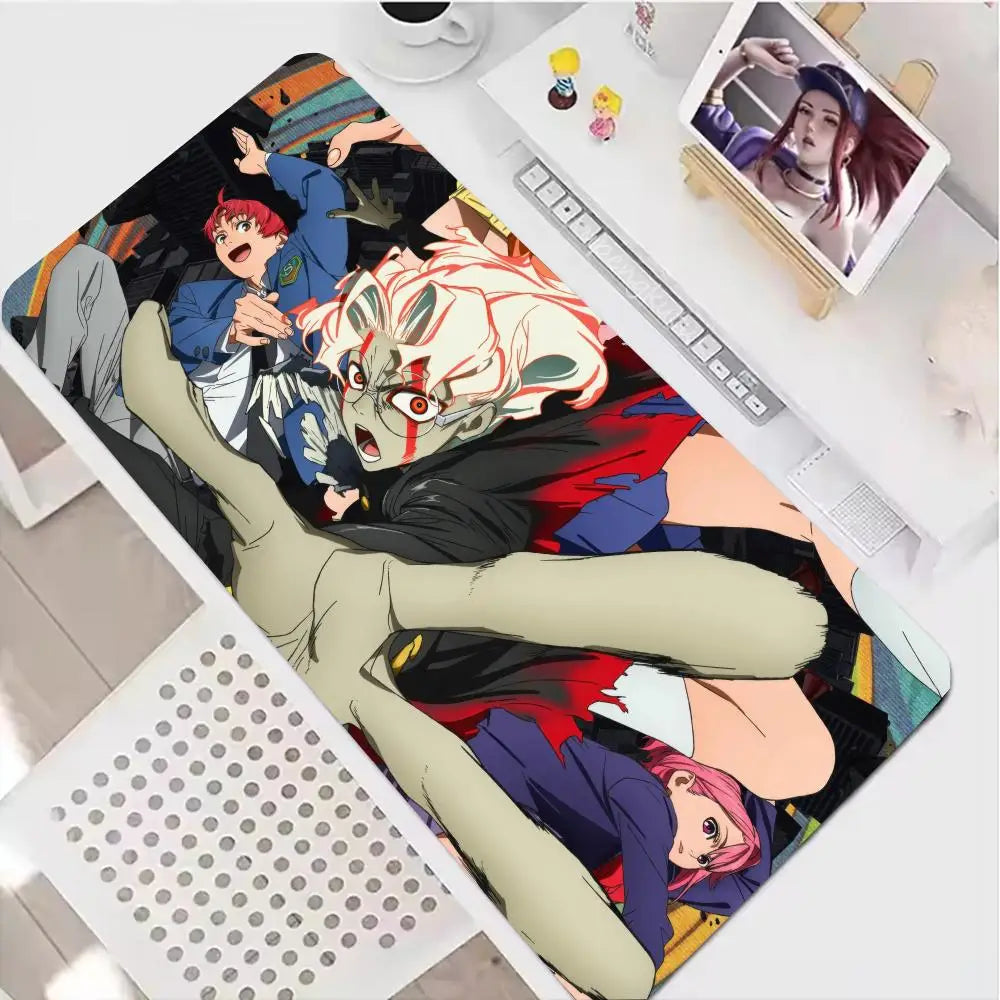 Dandadan Mouse Pad XXL Anime Extended Laptop Ayase Momo Takakura Ken Seiko teclado Mousepad Gaming Accessories Keyboard Desk Mat