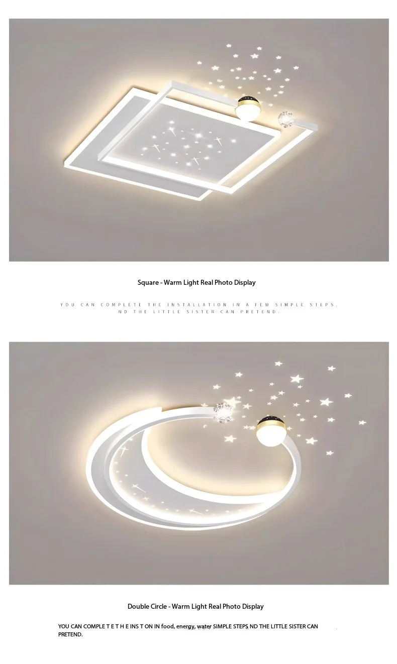 Modern LED Living Room, Dining Room, Bedroom Ceiling Lights, Luxurious and Simple Ceiling Lights, Indoor Home Lighting Fixtures