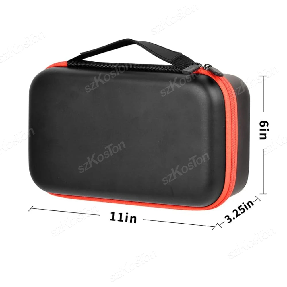 Portable Eva Wireless Microphone Storage Bag Carrying Case Compatible with JBL Wireless Two Microphone System for Trip Camping