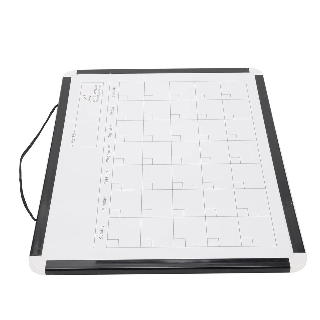 Monthly Calendar Dry Erase Whiteboard Replacement Magnetic Calendar White Board Easy To Write Practical Lightweight for School