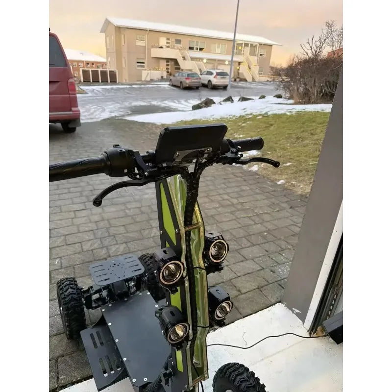 Off-road Vehicle Snowmobile 4x4 40AH Tilt Body Electric Scooter All Terrain Golf Cart