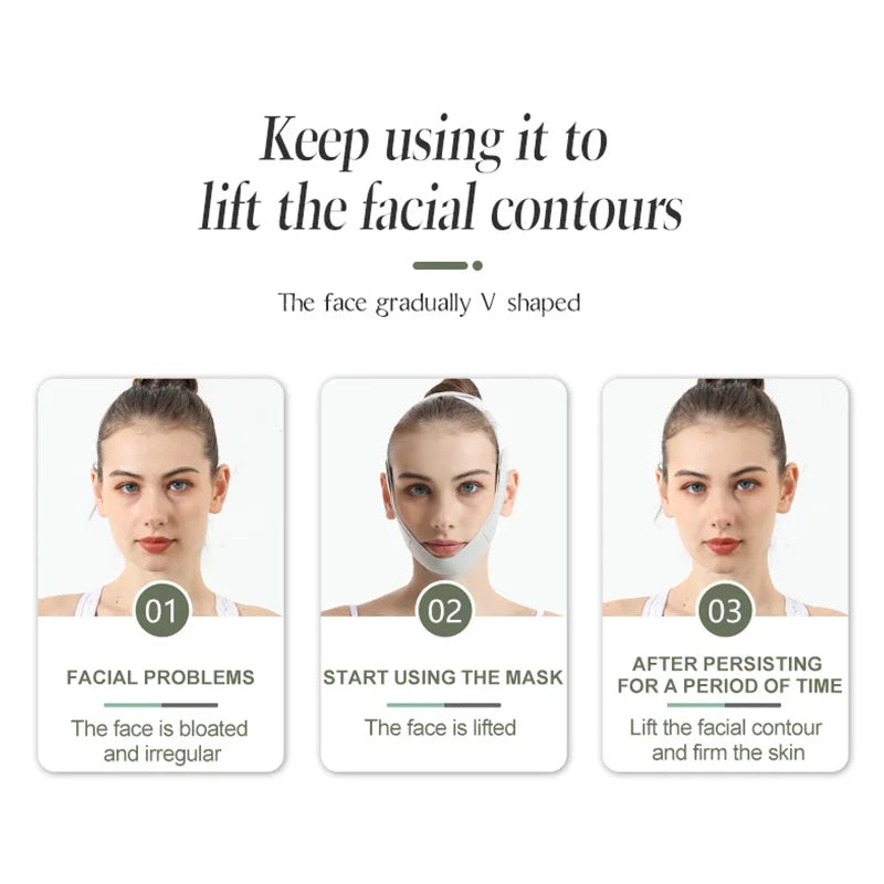 Beauty Face Sculpting Sleep Mask Reusable V Shaper Mask Facial Lifting Anti Wrinkle Strap Band Sleeping Mask Beauty Health Tools