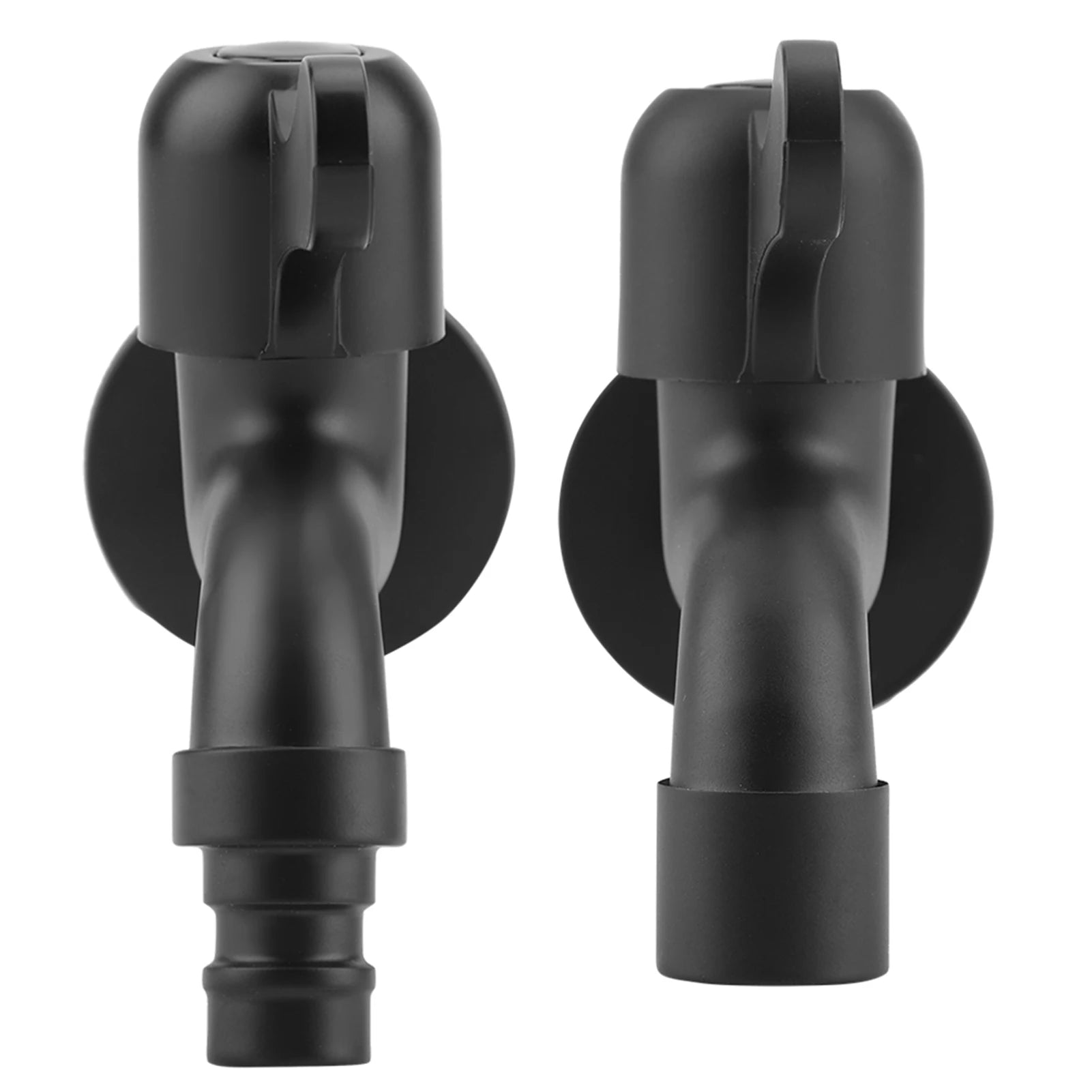 Stainless Steel Wall Mount Tap Garden Water Faucet Black for Washing Machine Laundry Cleaning Wall Mount Toilet Mop Faucet