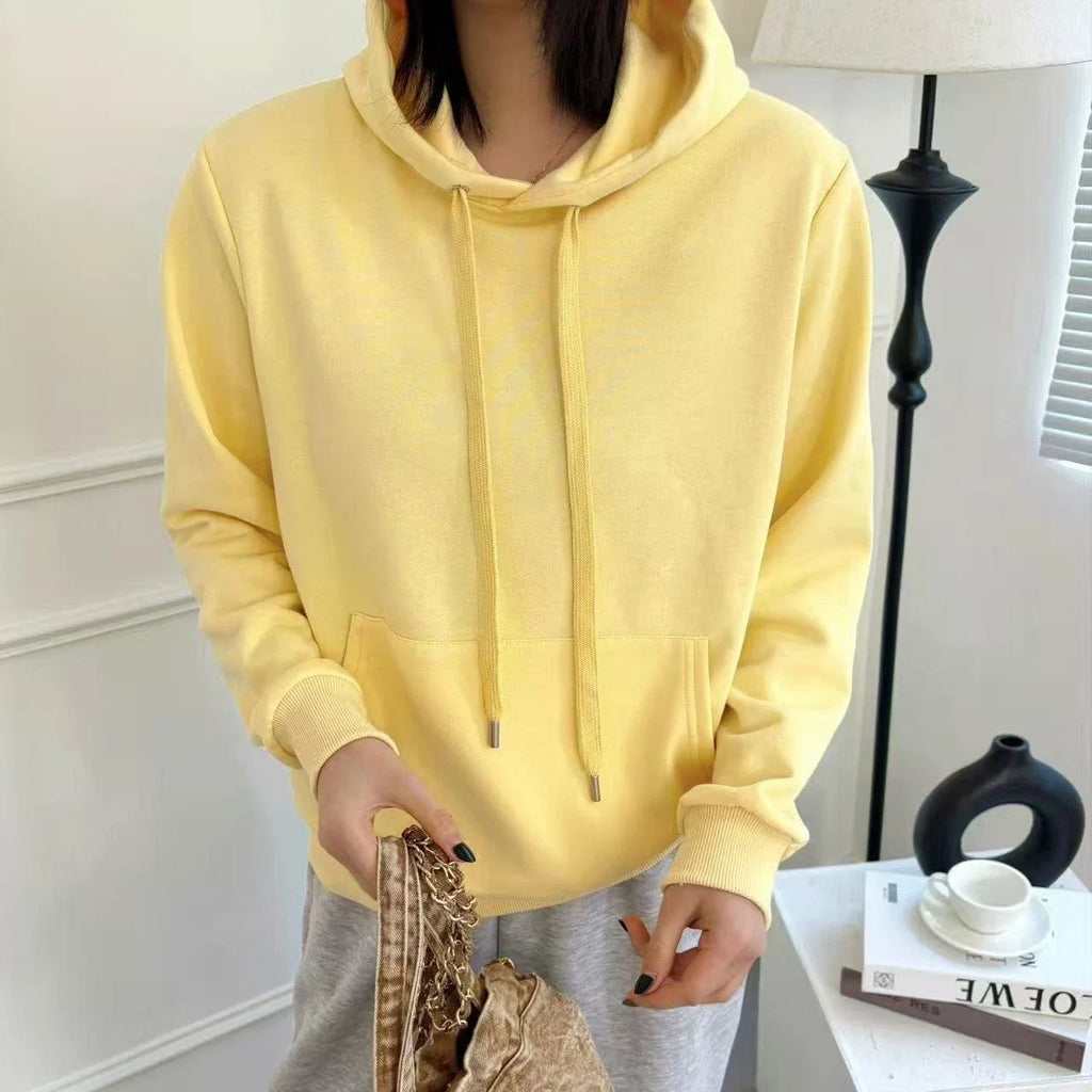 Hlo Yoga unisex cotton sweatshirts sweatpants loose hoodie Pull Rope sweatshirts jogging loose and comfortable se
