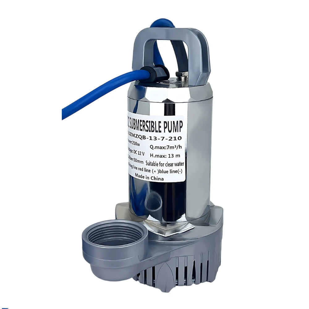 12V 24V DC Solar Submersible Water Pump Pure Copper Winding Motor High Lift Deep Well Water Pump For Farm Garden Irrigation