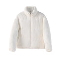 Corduroy Cotton 2025 Winter Turtleneck Warm Outerwear Coats Cake Korean Style Cute Girls Short Down Jacket Short Women Parkas