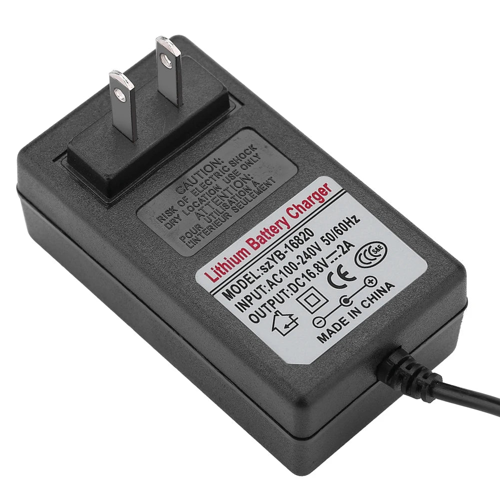 Battery Lithium Battery 16.8V 2A Replacement Power Adapter Lithium Ion Battery Safe