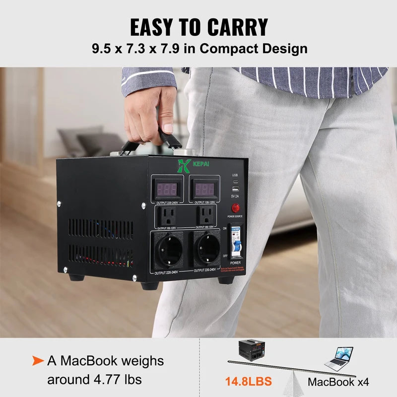 SV-2KVA 50Hz/60Hz Single Phase Step Up/ Down Transformer Control  for Power Supply