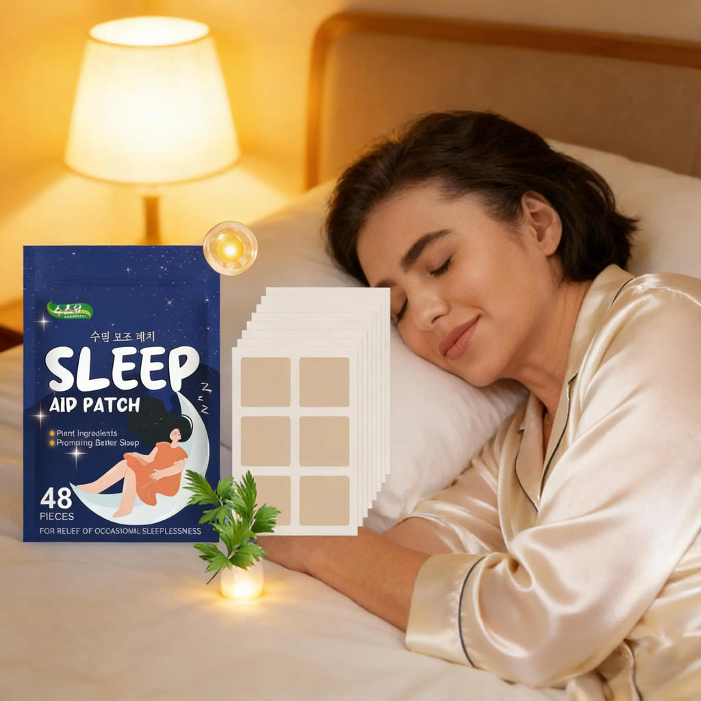 Herbal Sleep Patch Relieve Insomnia Adjust Rest Patterns Relax Tense Nerves Quickly Fall Asleep Deep Slumber Peace Mind Stickers