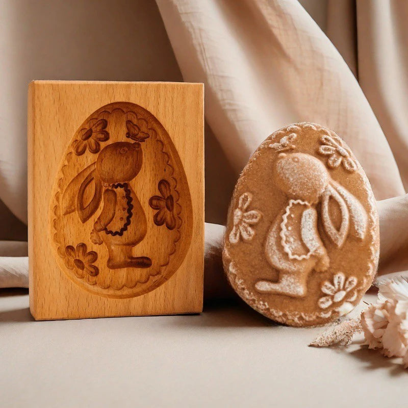 3D Cookie Baking Molds Wooden Gingerbread Mold Press Pumpkin Embossing Tools for Cake Decor DIY Kitchen Gadgets Cookies Moulds